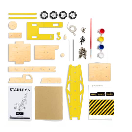 Red Toolbox Stanley Jr Build Your Own Lifting Crane Kit